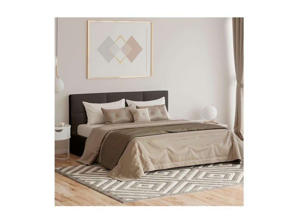 Storage bed 140x200 in brown - Doucezen Collection