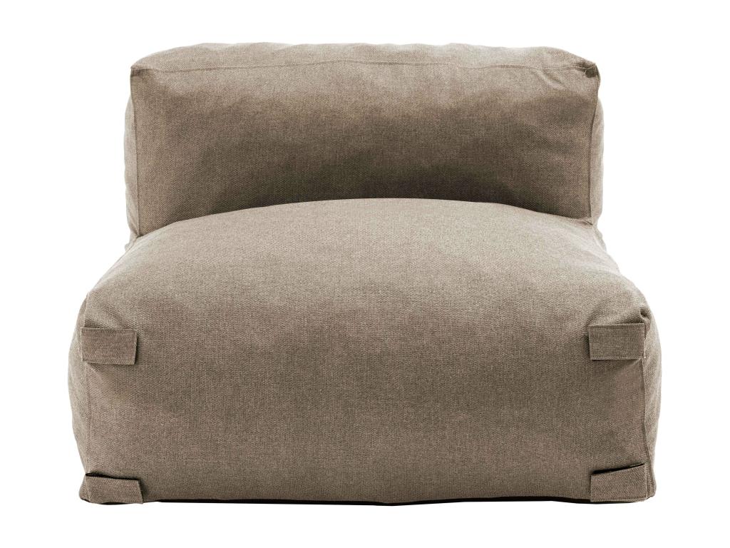 Modular 4-seater sofa in sand