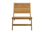 Garden chair made of solid teak wood