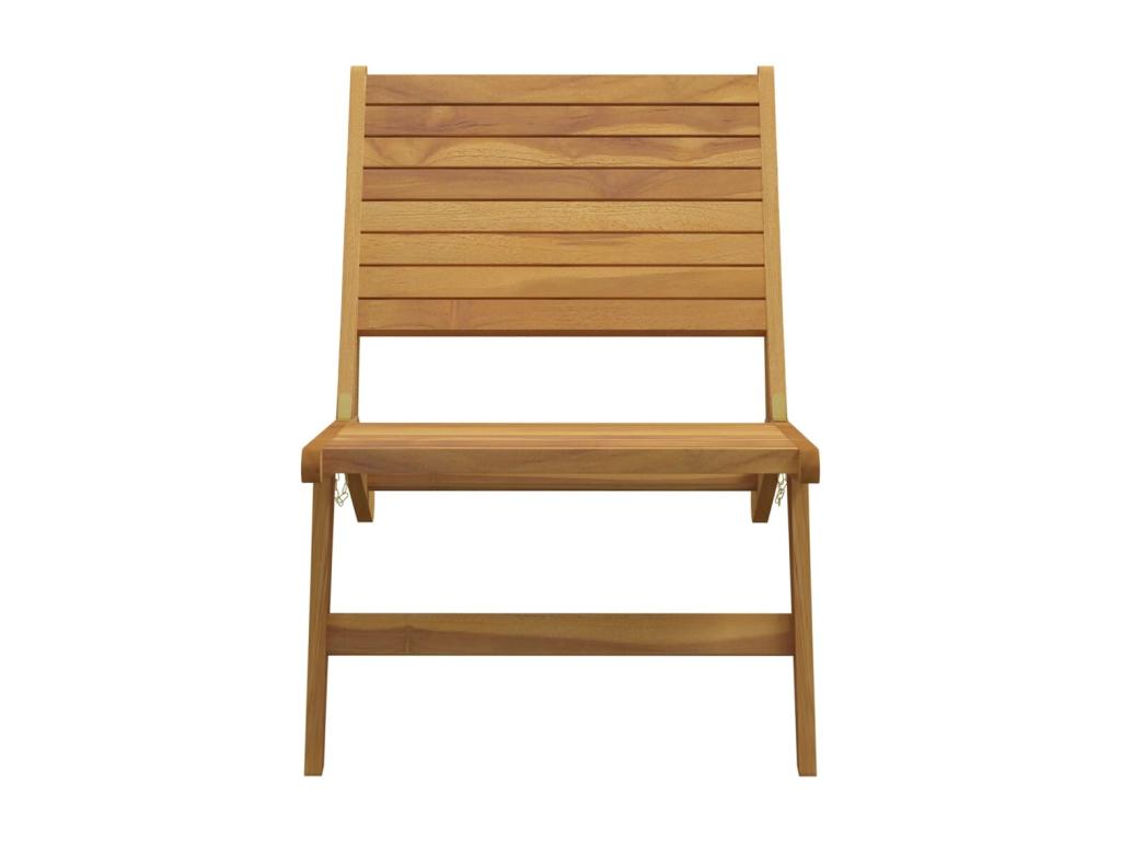 Garden chair made of solid teak wood