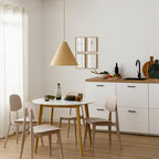 Beige polypropylene chair 82.5 cm x 43 cm - Doucezen