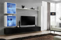 Switch XVIII Designer Wall-Mounted TV Unit 280cm Black / White