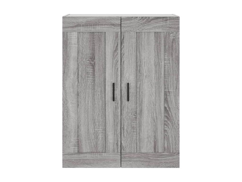 Doucezen wall cabinet, grey, 69.5x34x90 cm, engineered wood