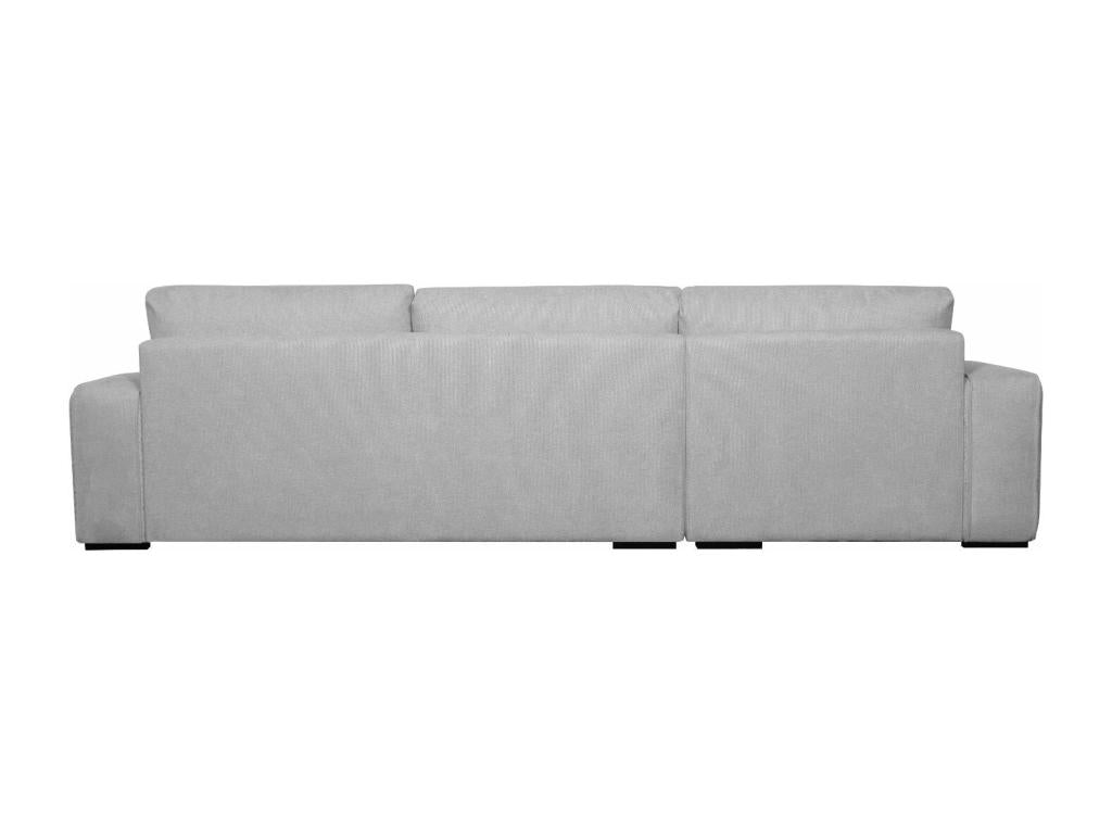 Doucezen Left-Hand Corner Sofa - 3 Seater - Fabric - Grey