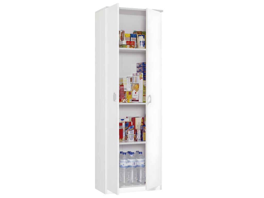 White wardrobe/storage unit - Height 180 x Length 60 x Depth 35 cm