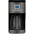 14-Cup Programmable Coffee Maker, Glass Carafe, Brew Strength Control, 1-4 Cup Setting, Black Stainless