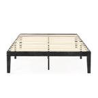 16 Inch Classic Solid Wood Platform Bed Frame in Multiple Finishes