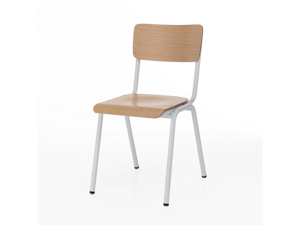 Set of 4 MURPHY WOOD chairs