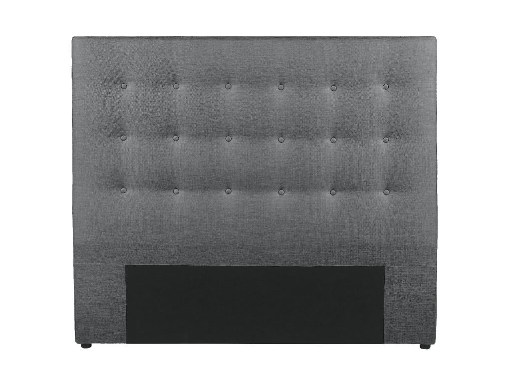 Upholstered headboard - 140 cm - Fabric - Grey - Doucezen