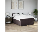 Doucezen bed base with dark brown mattress 140x200 cm