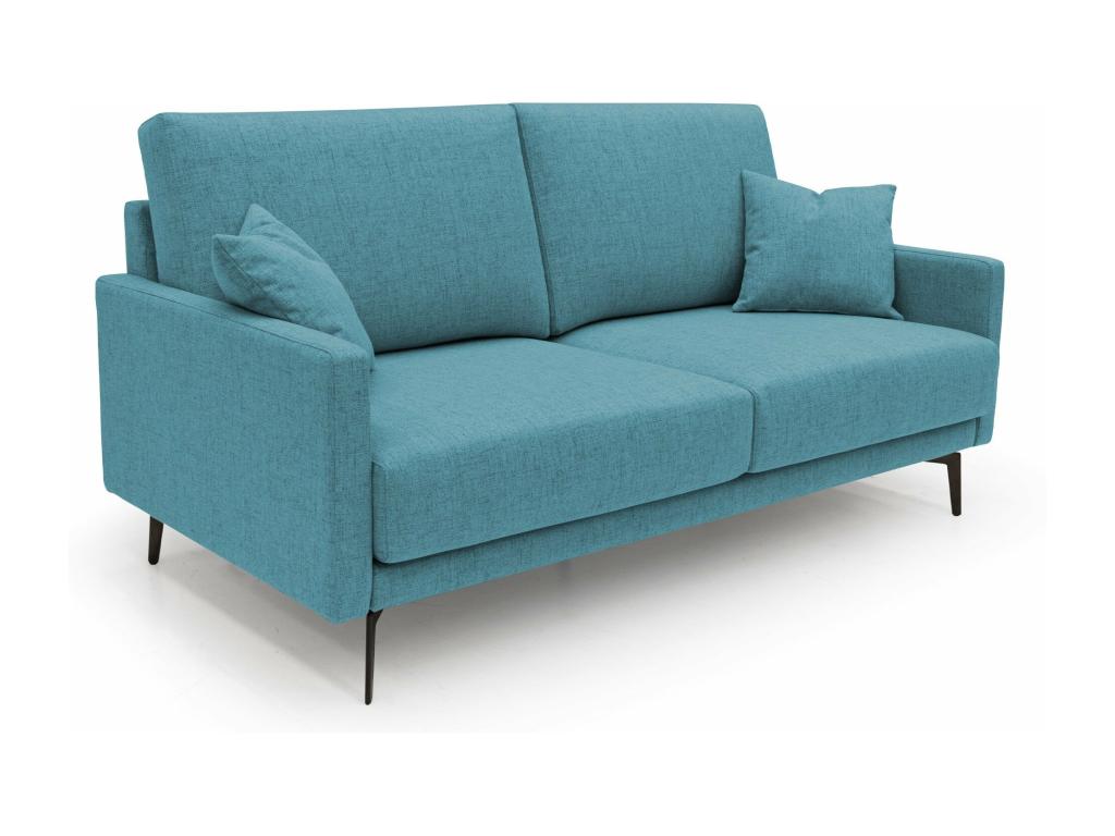 Doucezen Modern Sofa in Soft Waterproof Fabric T03 180 cm Sky Blue