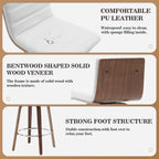 26/29 Faux Leather Swivel Bar/Counter Stools, Set of 2/3