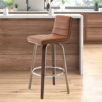 26/29 Faux Leather Swivel Bar/Counter Stools, Set of 2/3