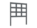 Grey Headboard 80.5x4x100 cm Solid Pine Wood