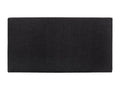 Smooth black polyester headboard 180x80cm - Doucezen