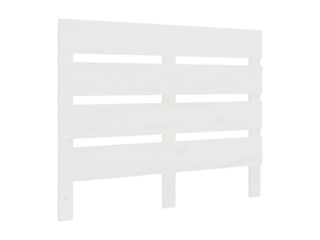White headboard 75x3x80 cm Solid pine wood