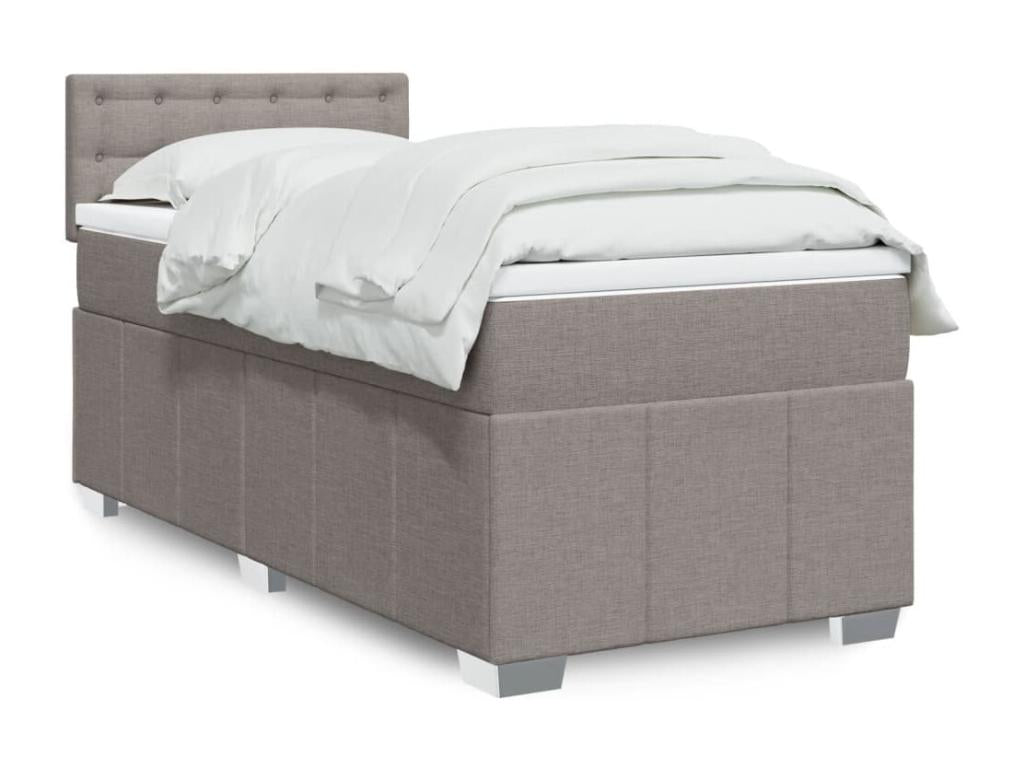 Doucezen bed base with Doucezen mattress 90x190 cm Fabric