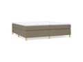 Doucezen bed base with Doucezen 200x200 mattress, fabric