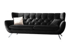 Sofa - Black Velvet - CHARM