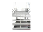 3-Tier Metal Bunk Bed 90x190 Vertchez - Grey