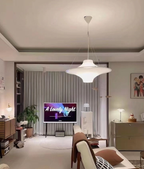 Bauhaus Cream Series UFO-shaped Pendant Light