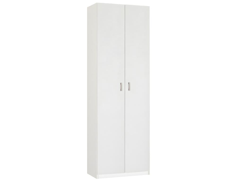 White wardrobe/storage unit - Height 180 x Length 60 x Depth 35 cm