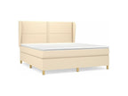 Doucezen bed base with cream mattress 180x200 fabric