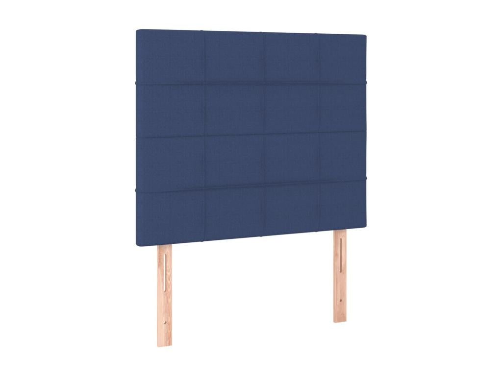 2-piece headboard set, blue, 80x5x78/88 cm, fabric