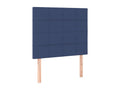 2-piece headboard set, blue, 80x5x78/88 cm, fabric