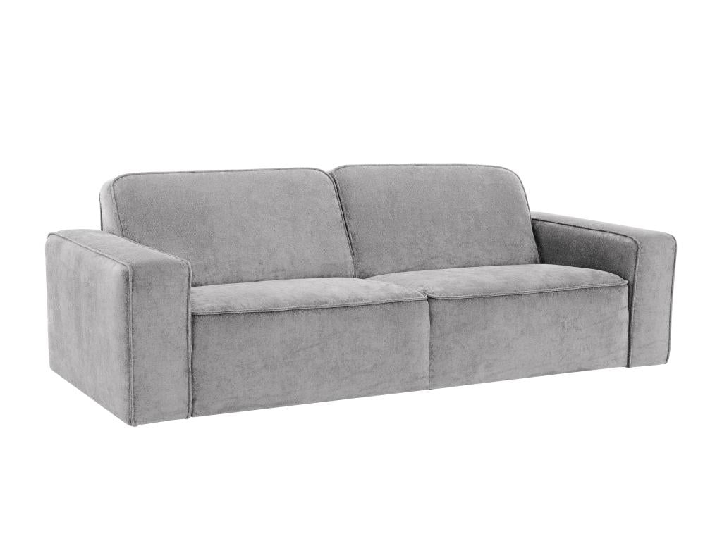 Doucezen 3-seater sofa in light grey fabric