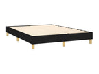 Doucezen bed base with LED mattress, black, 140x190 cm, fabric