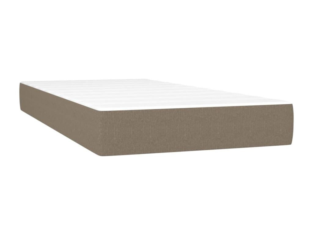 Upholstered bed base with Doucezen mattress 200x200 cm Fabric