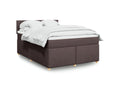 Doucezen bed base with dark brown mattress 140x200 cm