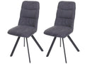 Doucezen-J69 dining chair, set of 2, anthracite