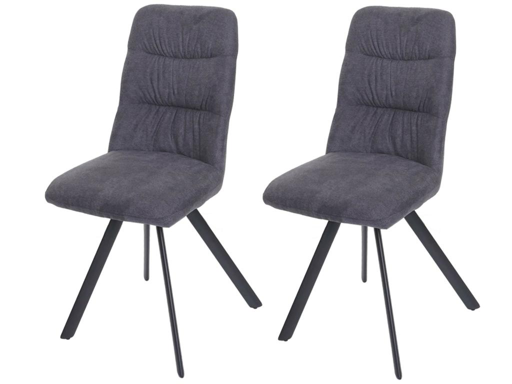Doucezen-J69 dining chair, set of 2, anthracite