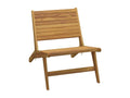 Garden chair made of solid teak wood