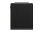 2-piece wall cabinets, black, 45x30x35 cm, solid pine wood