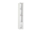 White storage cabinet - Length 40 x Height 180 x Depth 35 cm
