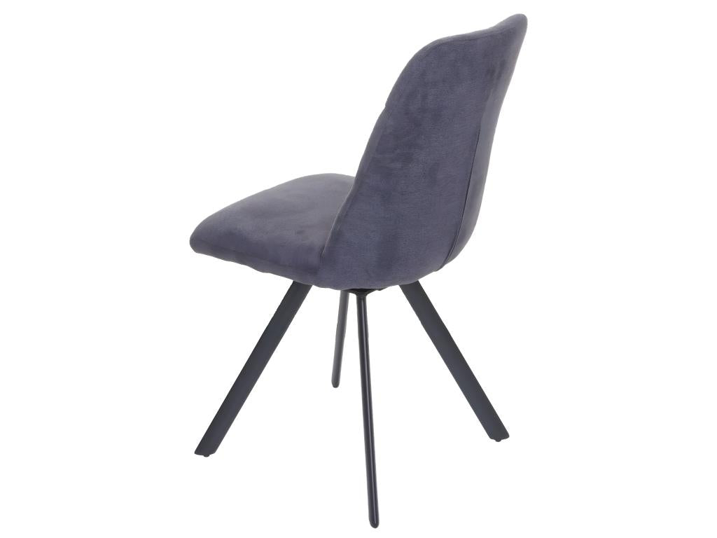 Doucezen-J69 dining chair, set of 2, anthracite