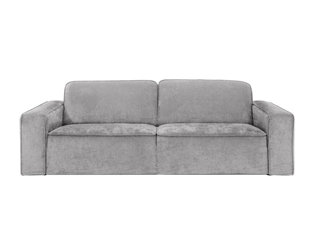 Doucezen 3-seater sofa in light grey fabric