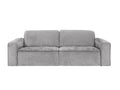 Doucezen 3-seater sofa in light grey fabric