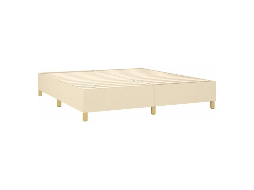 Doucezen bed base with cream mattress 180x200 fabric