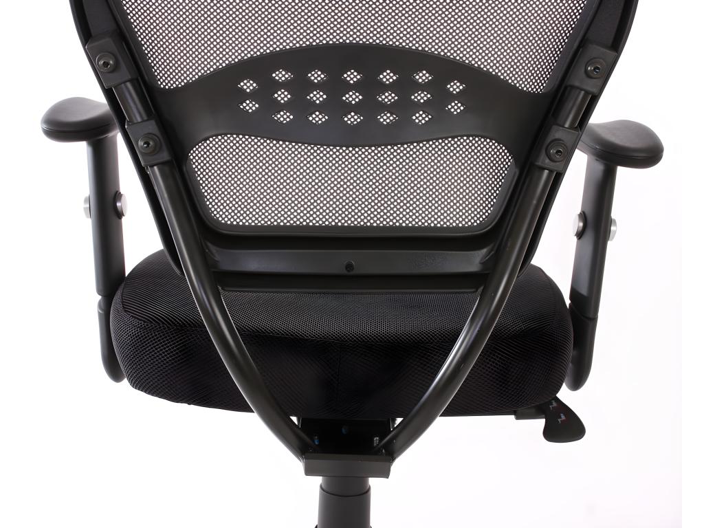 Doucezen office chair/armchair, 150kg weight capacity, black fabric