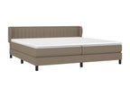 Upholstered bed base with Doucezen mattress 200x200 cm Fabric