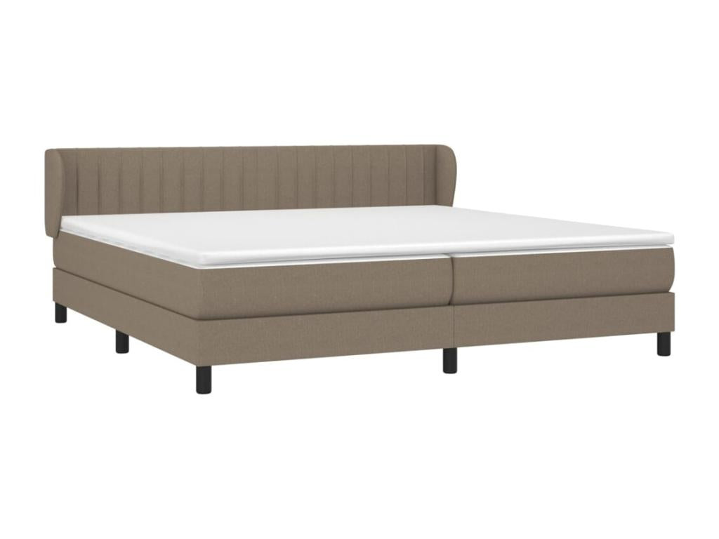 Upholstered bed base with Doucezen mattress 200x200 cm Fabric