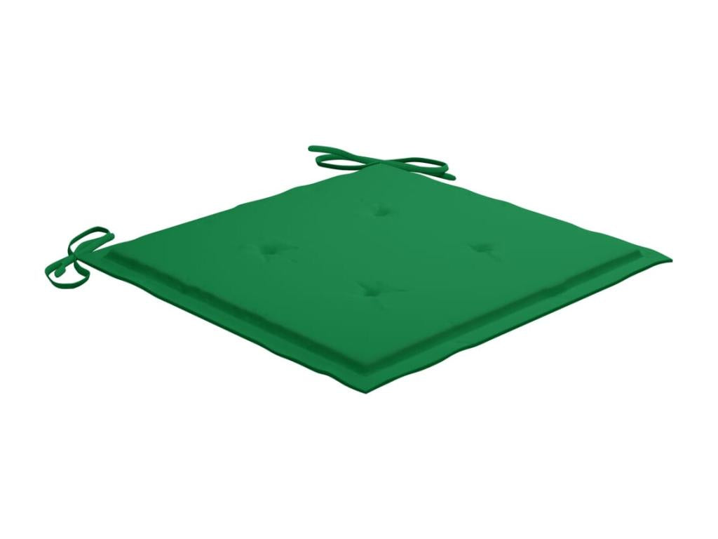 Garden dining chairs with cushions, 3 pieces, Doucezen solid wood