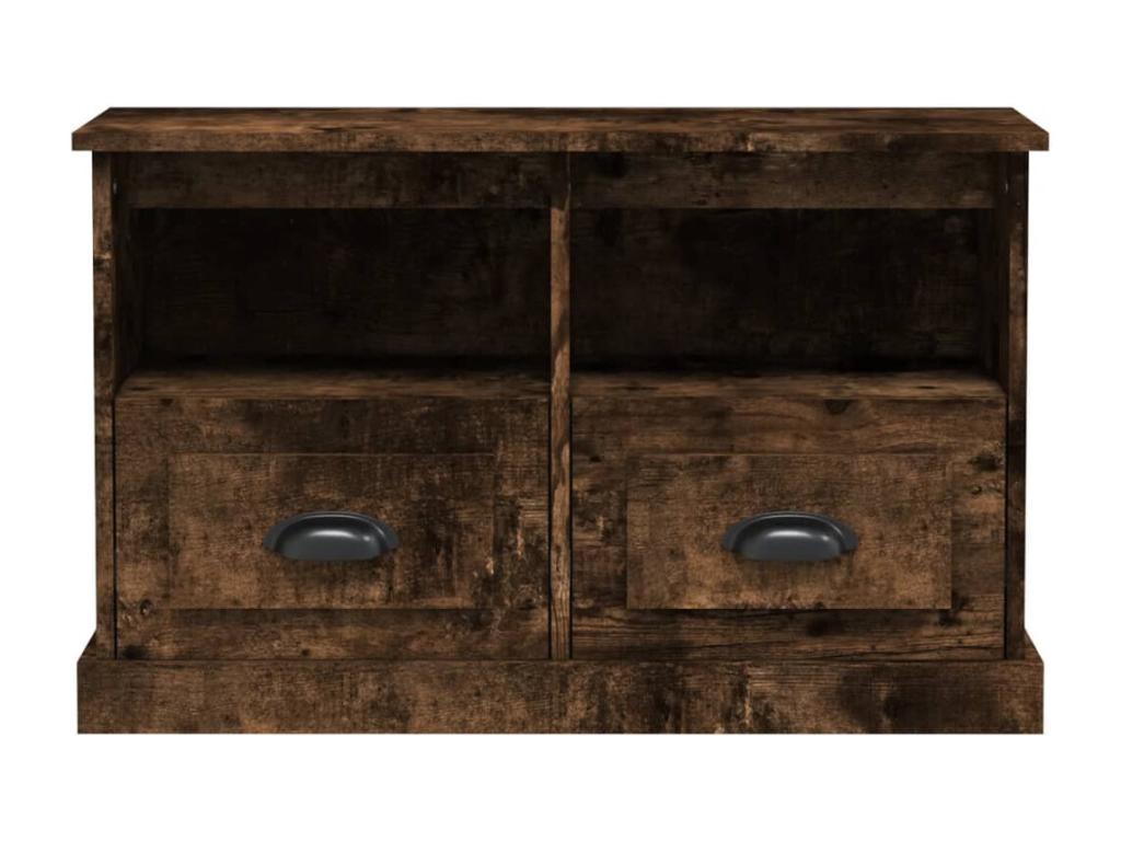 Smoked oak TV stand 80x35x50 cm engineered wood
