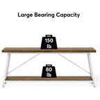 70.9 Inch Extra Long Sofa Table, Industrial Entry Console Table