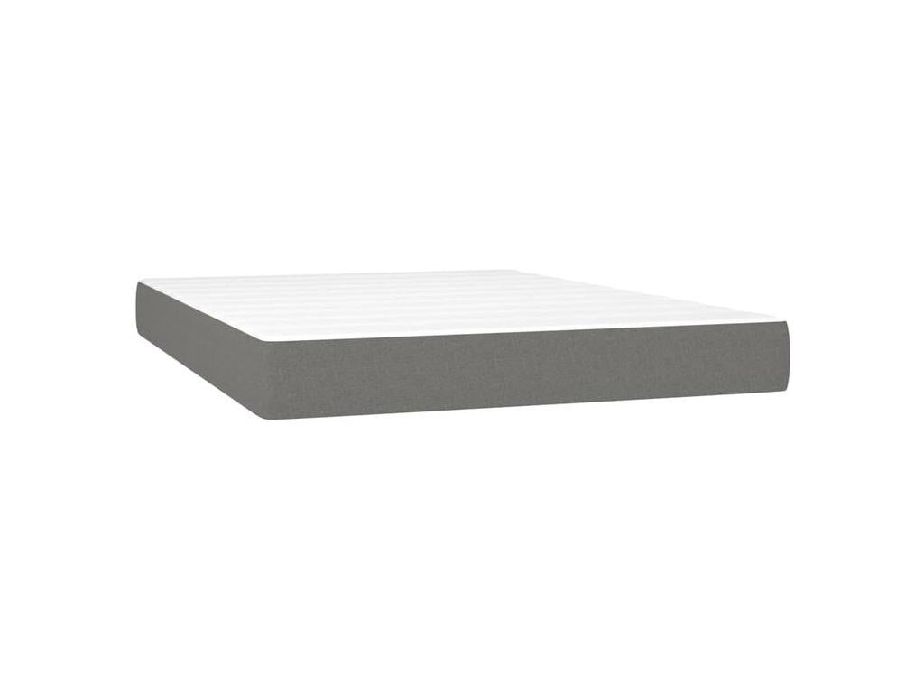 Doucezen bed base with dark grey mattress 140x200 fabric