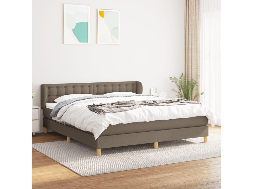 Doucezen bed base with Doucezen mattress 180x200 cm Fabric